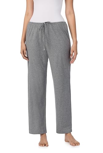 Image of Nautica Womens Pajama Pants - Lightweight Wide Leg Lounge Pants - Cotton Knit Jersey - Sleepwear Loungewear PJs for Women
