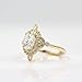 Finecreation_usa !! 2.00Ct Oval Cut Lab Created White Diamond Solitaire Vintage Woman's Engagement Ring 14K Yellow Gold Finish (All Ring Size Available) (yellow, 7.5)