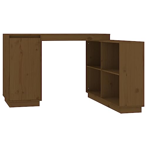 vidaXL Schreibtisch Bürotisch Arbeitstisch Computertisch Tisch Holztisch Büro Laptoptisch Büromöbel Honigbraun 110x50x75cm Massivholz Kiefer vidaXL Schreibtisch Bürotisch Arbeitstisch Computertisch Tisch Holztisch Büro Laptoptisch Büromöbel Honigbraun 110x50x75cm Massivholz Kiefer