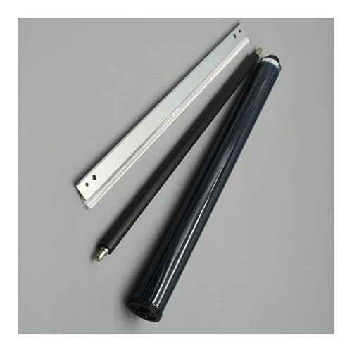Rouleau de charge et tambour Ricoh MP2014 contre fond gris d'impression