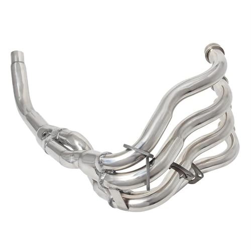 スリップオン オートバイ排気デル 触媒フロントリンクパイプ エスケープ モト に適合するGSX-R600 GSX-R750 GSXR 600 750 2011-2021 用