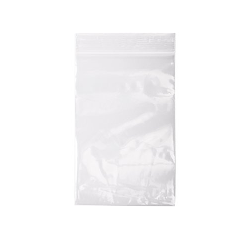 Owlpack Clear Zipper Poly Bag | 2 Mil Reclosable Storage For Jewelry, Crafts, Seeds | Resealable Shipping Supplies (4 x 6 Inches, Pack of 100)