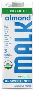 Malk, Milk Almond Unsweetened Organic, 32 Fl Oz