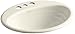 KOHLER K-2906-4-47 Ellington Self-Rimming Bathroom Sink, Almond