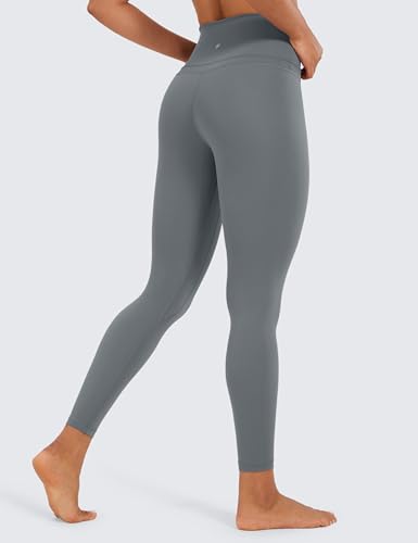 Image of CRZ YOGA Naked Feeling Leggings 25'' | Sleek, Decent Compression, Yoga, Hidden Waistband Pocket, for Women