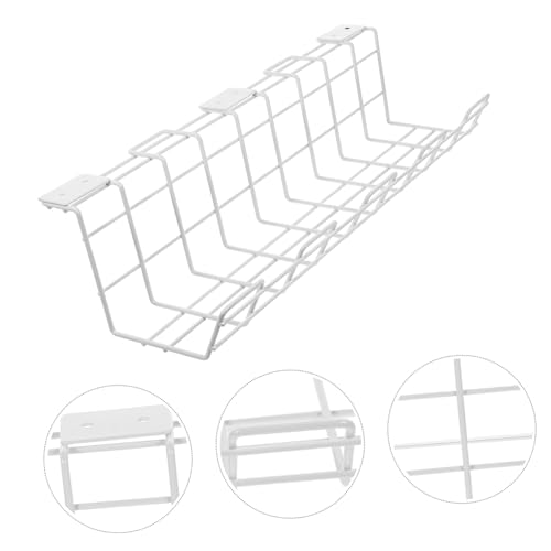 DOITOOL 2 piezas organizadores compactos para almacenamiento de cables bajo escritorio para control eficiente de cables y diseño reutilizable para fácil instalación miniatura 3