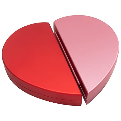 Image of wonuu Engagement Ring Box,Ring Rose Box Surprise Jewelry Storage Holder for Woman as Proposal Engagement Ring Jewelry Gift Case in Valentine's Day ect. (Heart Shaped-Pink)