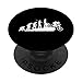 Cadeau de VTT Mountain Biker Evolution Downhill Bike Rider PopSockets PopGrip Interchangeable