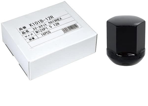 KYO-EI 品番:K101B-12R-16P Lug Nut 12R ラグナット M12&times;P1.5 19HEX 全長:25mm ブ