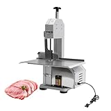 650W Commercial Electric Meat Bone Saw，w/Adjustable Slice Thickness Meat Bone Cutting Machine Cutter Slicer for cutting ribs trotters in homes markets factories