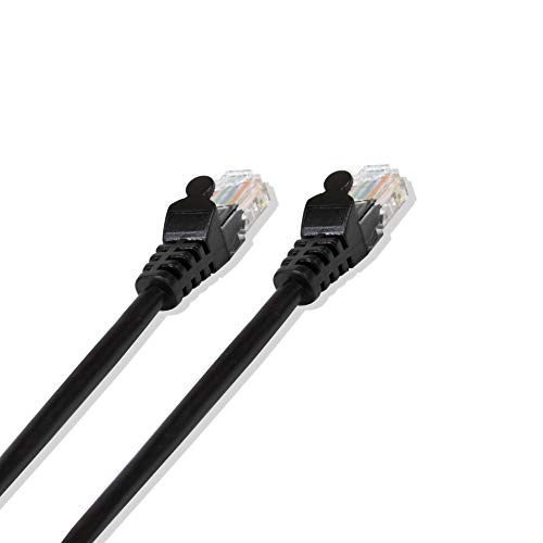 Cable de red Cat-6 UTP RJ45 0.61 m Negro miniatura 2