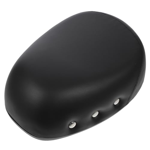 GAROZATION 衝撃吸収ノーズレス自転車シート 高弾性クッション 電動車両対応 サイクリング用 ブラック ファッションリベット装飾付き