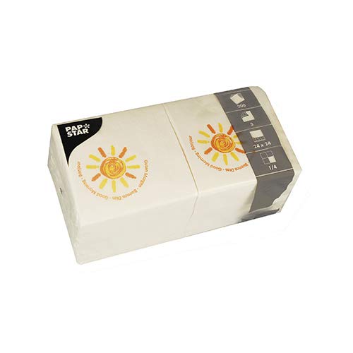 Servilletas de papel 3-capa 1/4-en "Good Morning" (82907)