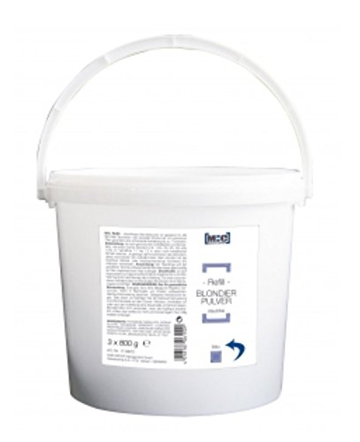 Meister Coiffeur Refill Blondierpulver 1x (3 x 800 g im Eimer) staubfreies blaues Pulver von M:C