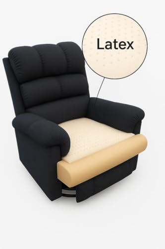 Image of Solis Royale 1 Seater Recliner Sofa Chair Suede Fabric | Luxenap Manual Rocking & Revolving Recliner Lounge for Relaxing | Comfortable Cushioned | Living Room, Bedroom, Home, Office