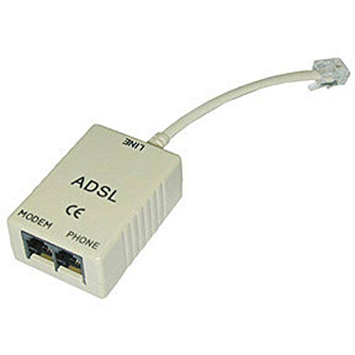 Lindy Filtre ADSL, 3 Prises RJ11 Blanc