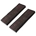 Ebony Lumber Wood Blank Fade Resistant Musical Instrument Ebony Blank DIY Material 2PCS