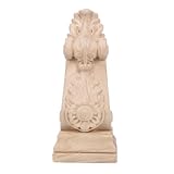 Élément distinctif de la colonne romaine : le chapiteau et le support de cheminée en bois confèrent une présence architecturale majestueuse, idéale pour créer des entrées imposantes et des zones de cheminée luxueuses. supports d'étagères en bois, consoles de meubles