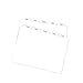 Avery 5 Tab Dividers for 3 Ring Binder, Easy Print & Apply Clear Label Strip, Index Maker Customizable White Tabs, 5 Sets (11436)