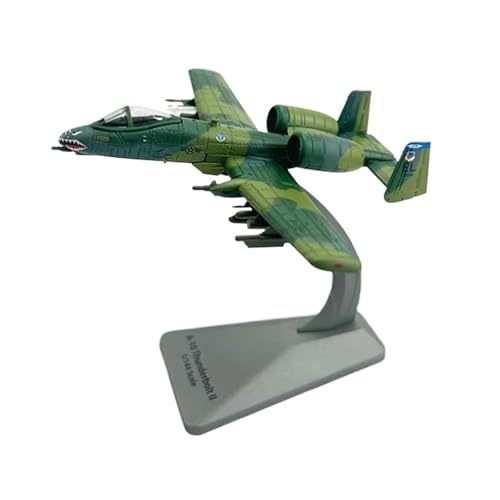 Avión de ataque A10 escala 1/144 militar verde para maquetas de colección
