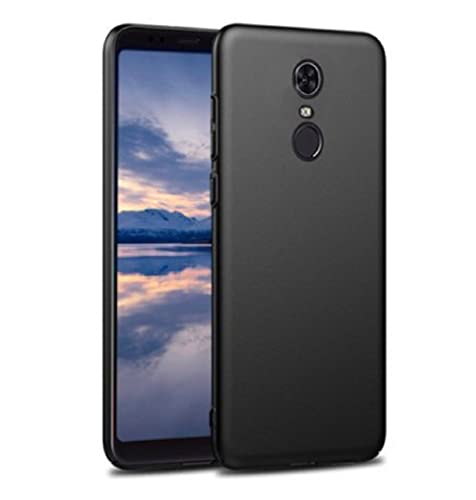 Image of Mobile Back Cover Case for Redmi 5 (Silicone Case|CameraProtection|Black SC1510)