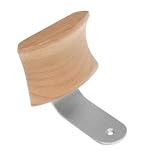 WATIIFUFU Supporto Cuffie da Parete Legno di Juglans Gancio Robusto Salvaspazio per Gaming Ufficio e Casa Montaggio Facile senza Attrezzi