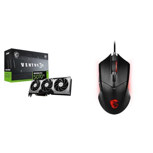 MSI GeForce RTX 5070 Ti 16G VENTUS 3X OC + MSI Q[~O}EX GM08