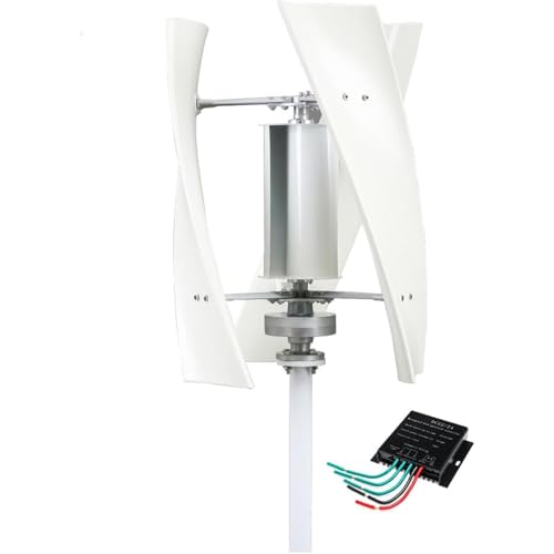 5000W Garten Vertikale Windturbinen Generator Kit, 12V/24V/48V/220V kleine dreiphasige AC Vertikale Windturbine mit MPPT Controller für Home Energy Supplementation