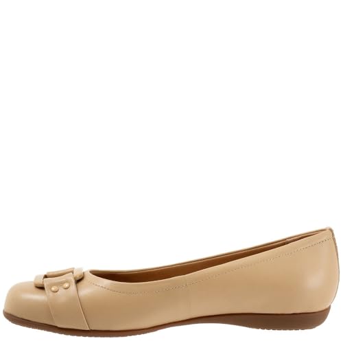 Trotters Women's Sizzle Signature Ballet Flat, Nude, 9.54