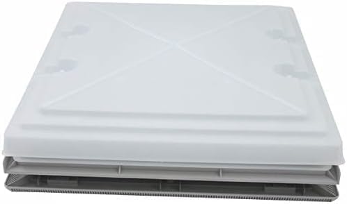Claraboya techo de ballestas MPK 28X28 para caravana, color gris