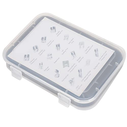 Accesorios para Máquina de Coser Juego de Pies Prensatelas Acero miniatura 4