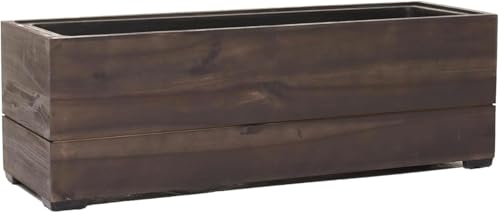 VIVANNO Blumenkasten Pflanzkasten Holz KAJIX mit Einsatz 61x20x21 cm...