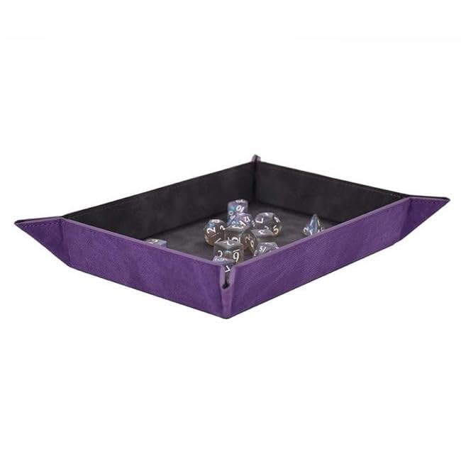 Foldable Dice Rolling Tray Amethyst