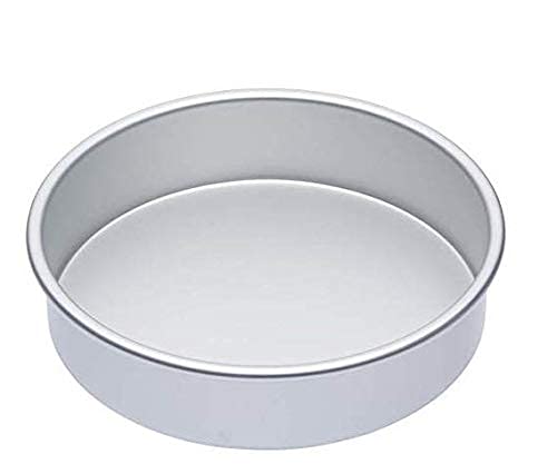 Ajay's Shoppe Aluminum Round Cake Mould - Perfect for Cooker/Oven, 1 kg Capacity
