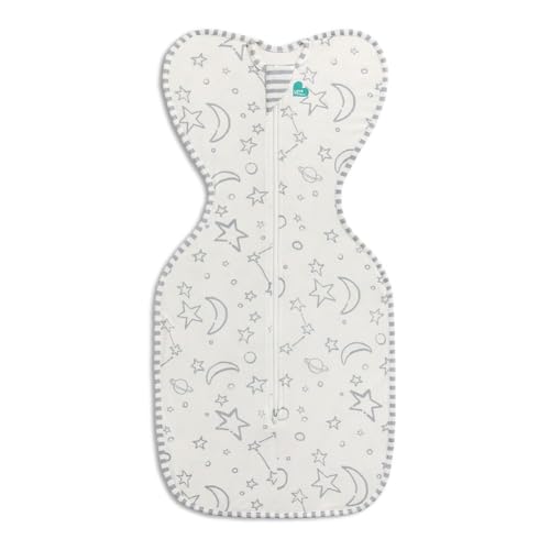 Image of Love to Dream Swaddle UP, Silky-Lux 1.0 TOG, Super Soft, Luxurious 100% Viscose from Bamboo, Allow Baby to Sleep in Their Preferred Arms Up Position, Snug Fit Calms Moro Reflex, Cream, 13-19lbs