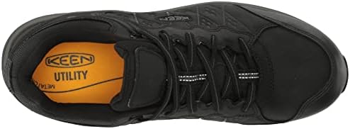 KEEN Utility Men's Vista Energy+ Low Composite Toe ESD Leather Industrial Work Shoes, Black/Gun Metal, 9.5 | Image 4
