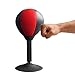 rockible Suction Cup Desktop Punching Bag Speed Ball Home Gym Funny Toy Boxing Punch Bag for Family Friends School Sparring Muay Thai, Black Red