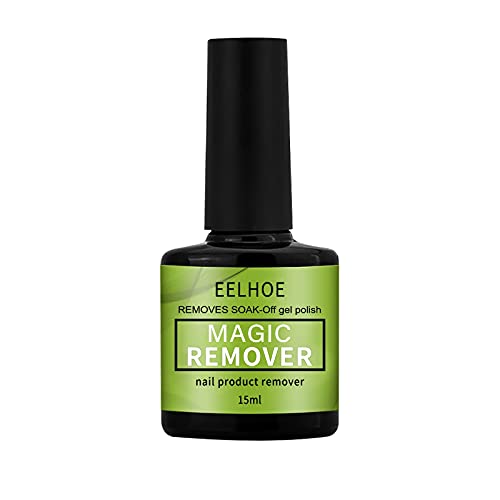 XZincer Removedor de uñas Salón de uñas Removedor de Esmalte de uñas 15ML Removedor de Esmalte de uñas De Uñas Gel Completo (Multicolor, One Size)