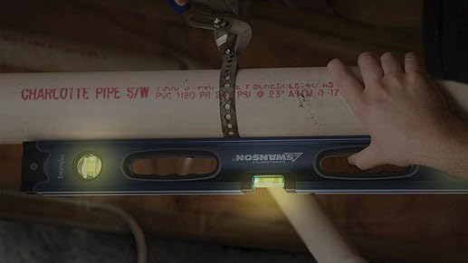 Nivel de Caja Magnético con Luces LED Swanson BLL48M 48" miniatura 8