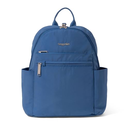 Image of Baggallini Securtex Anti-theft Vacation Travel Backpack 10x13 Slash-Resistant Nylon Daypack w /RFID