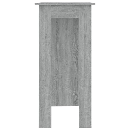 Table haute avec 3 étagères de rangement pour cuisine - 6