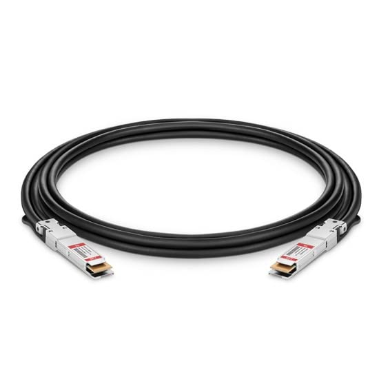 tecmac 2.5m (8ft) Cisco QDD-400-CU2.5M Compatible 400G QSFP-DD Passive Direct Attach Copper Twinax Cable