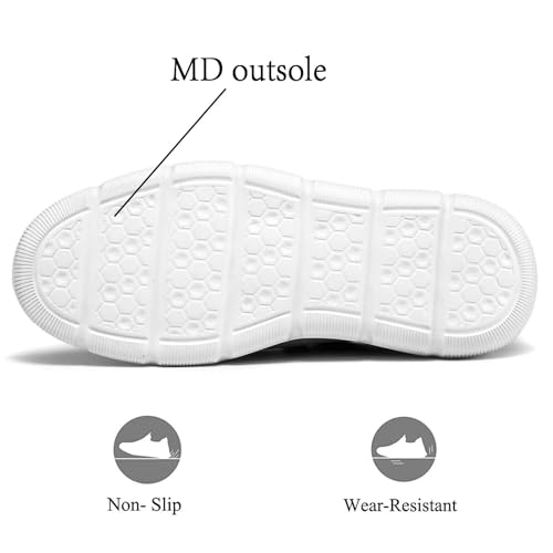Image of KEEZMZ Men's Fashion Sneakers Casual Dress Oxfords Business Walking Shoes Mesh Work Comfortable Lightweight Soft Sole Khaki, 6.5
