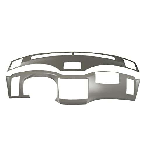 Dashskin American Made 2 Piece Molded Plastic Dash Cover Cap Compatible With 2003-2005 Infiniti Fx35 & Fx45 In Sandstone Taupe, Easy Sticky Bubbly Dashboard Fix Overlay #TOP20