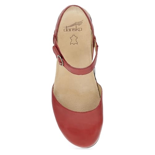 Dansko Christine Women's Cushioned Low Profile Wedge Mary Jane - Closed-Toe Sandal with Hook and Loop Adjustable Strap, Lightweight Comfort, Arch Support2