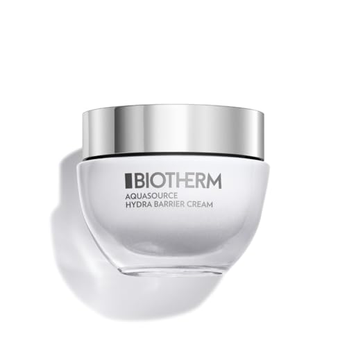 Biotherm Aquasource Hydra Barrier Cream, Moisturising Face Cream for Women to Strengthen the Skin Barrier, with Biotech Plankton, Organic Ceramides and Hyaluronic Acid