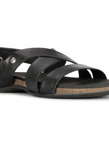 Image of Hush Puppies Tedd Sandal E Men's Black Sandals - 8 UK (8646022)