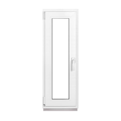 Framex Ventana de Plástico Blanco Ancho x Alto: 40 x 120 cm (400 x 1200 mm) Triple Acristalamiento (32 mm), Giratorio Inclinación DIN Izquierda