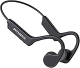 PSIER Bone Conduction Earbud, Bluetooth 5.4 Open Ear Headphones, 10H Playtimes Sports Earphones with Mic, IPX6 Waterproof Earbuds for Gym, Black