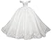 Mouccy Women's Princess Quinceanera Dresses Ball Gown for Guest Off Shoulder Lace Sweet 15 16 Prom Gowns Dusty Rose Pearly Evening Gowns 8